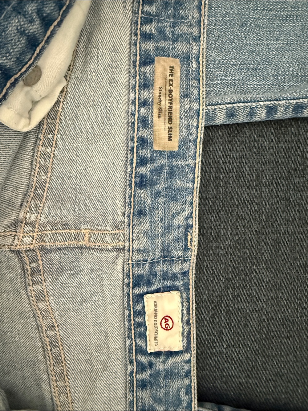 Ag Adriano Goldschmied Jeans The Ex-Boyfriend Slim Light Blue Jeans